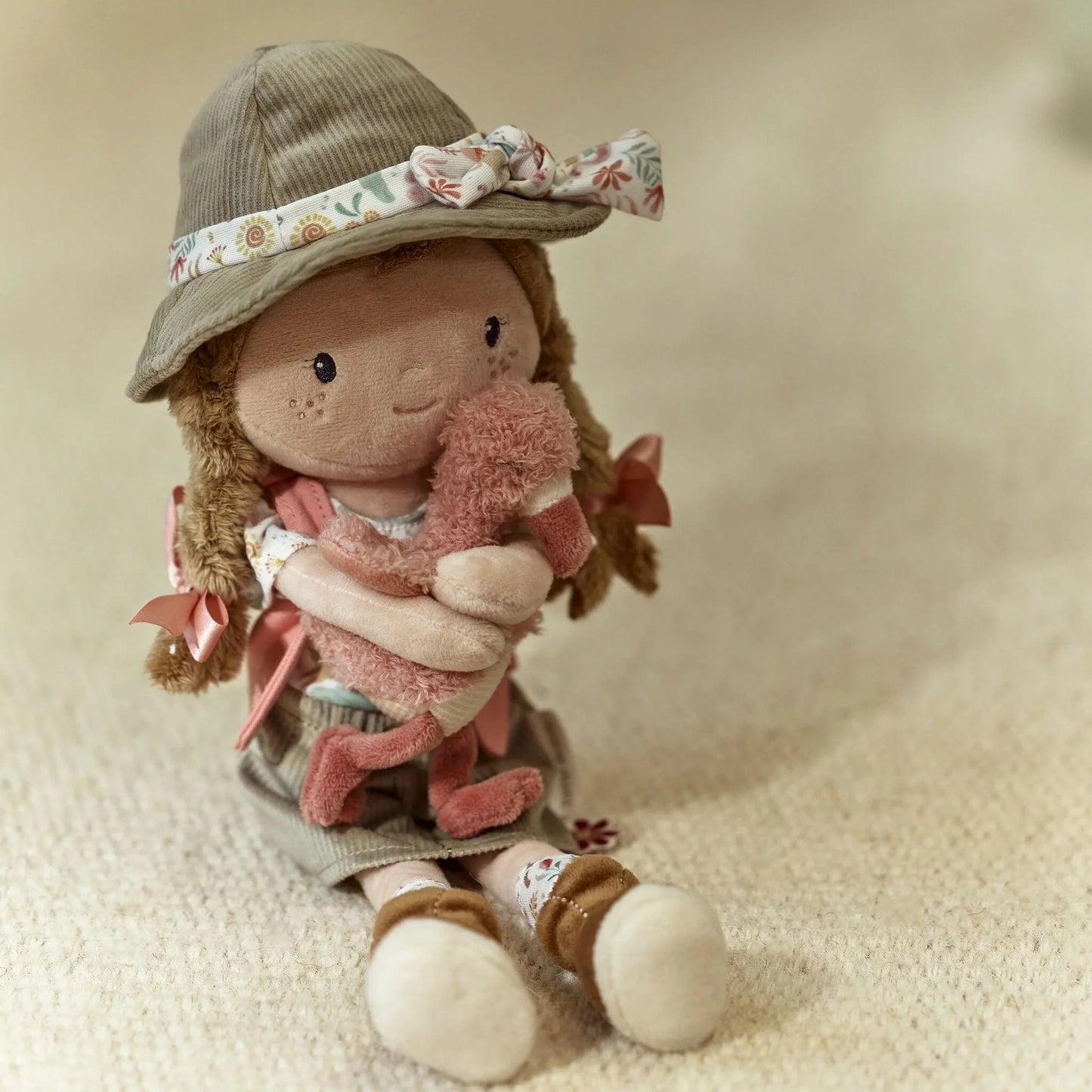 Little Dutch - Safari Friends | Cuddle Doll - Ranger Rosa