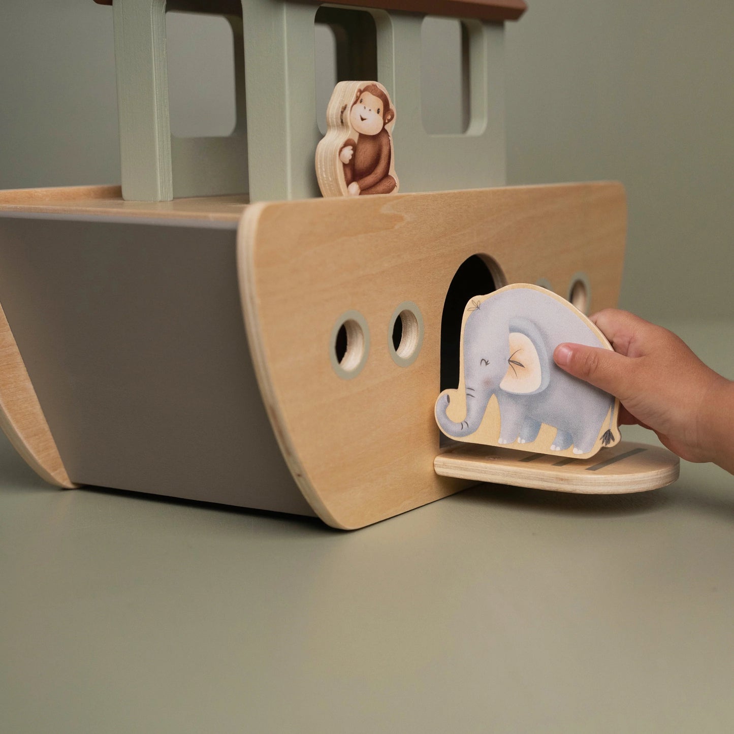 Little Dutch - Wooden Noah's Ark Playset