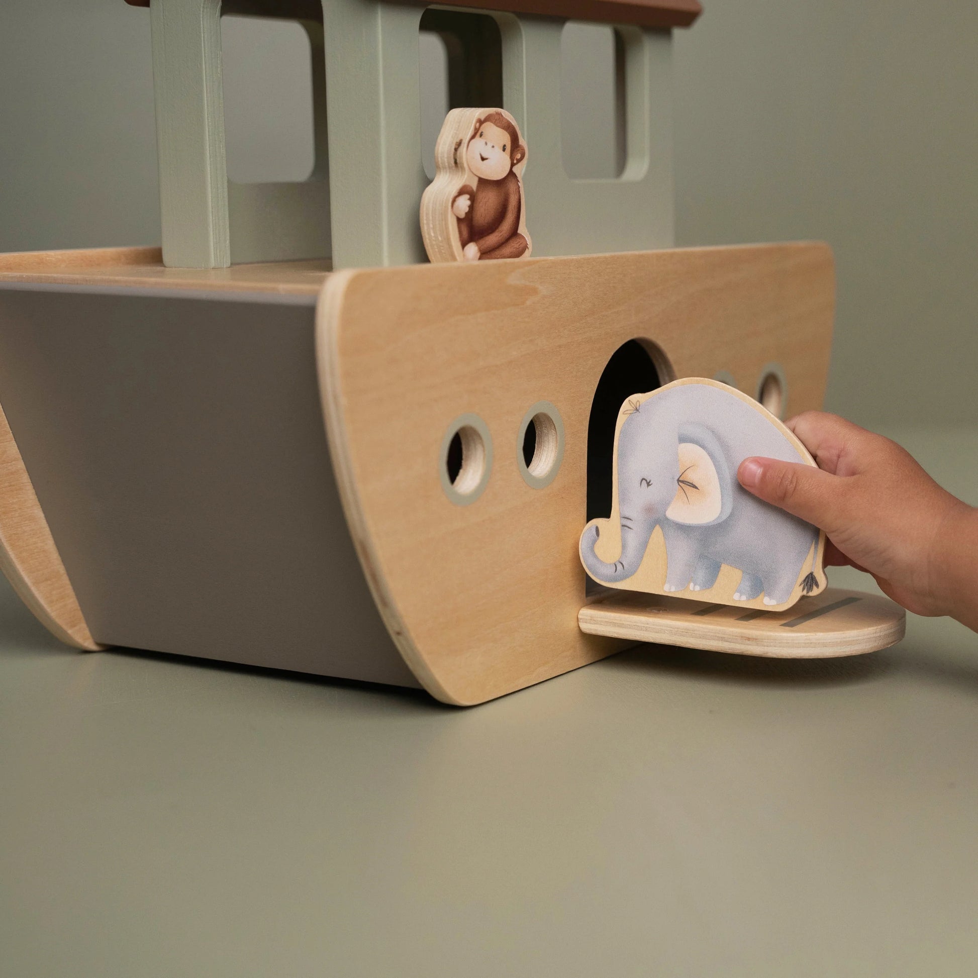 Little Dutch - Wooden Noah's Ark Playset