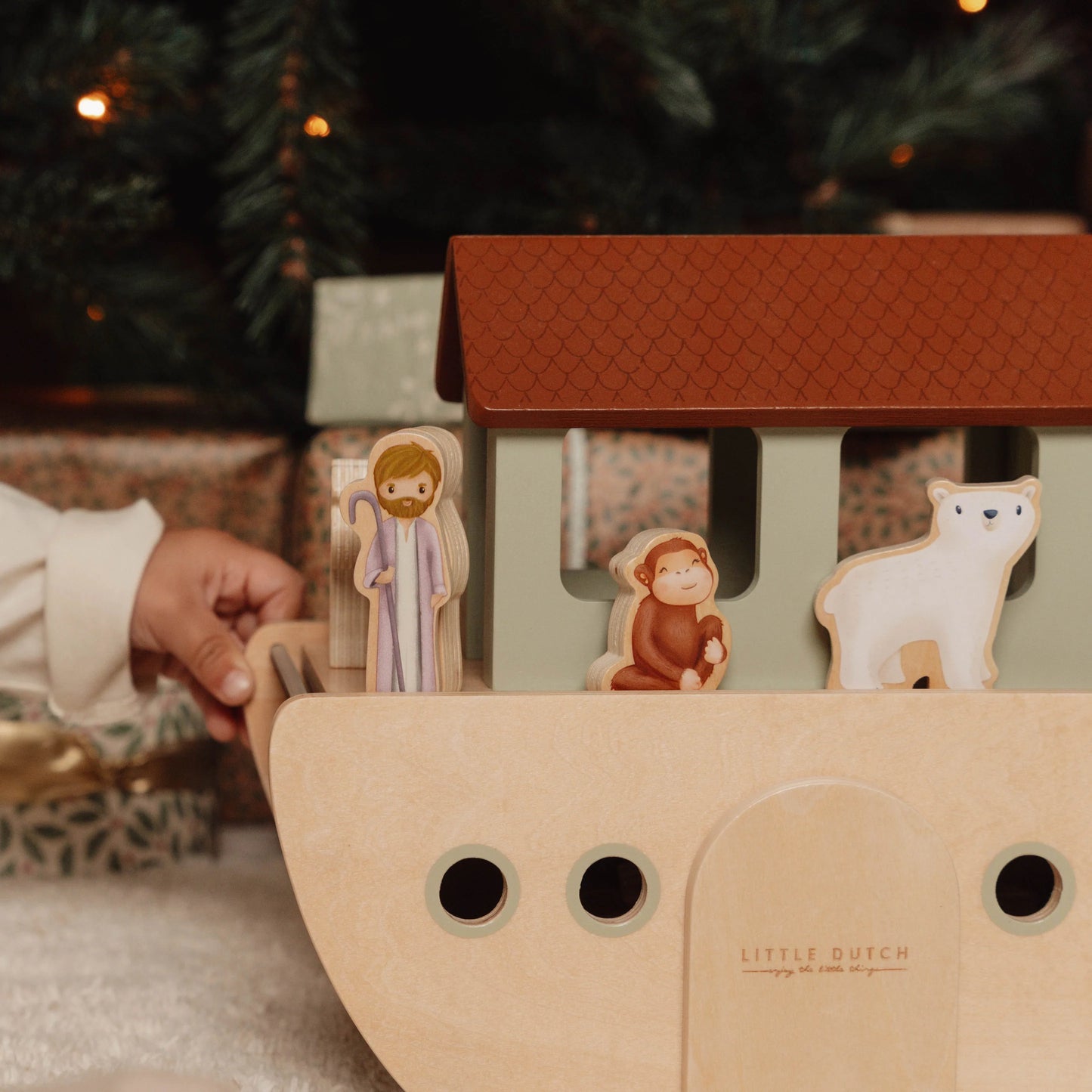 Little Dutch - Wooden Noah's Ark Playset