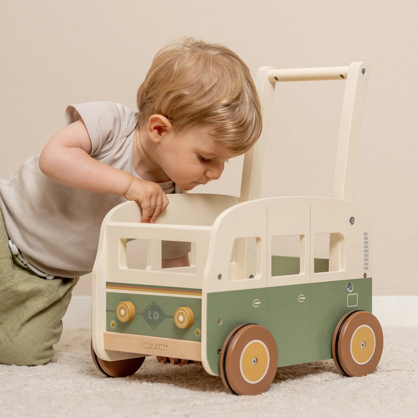 Little Dutch - Vintage Wooden Walker Wagon