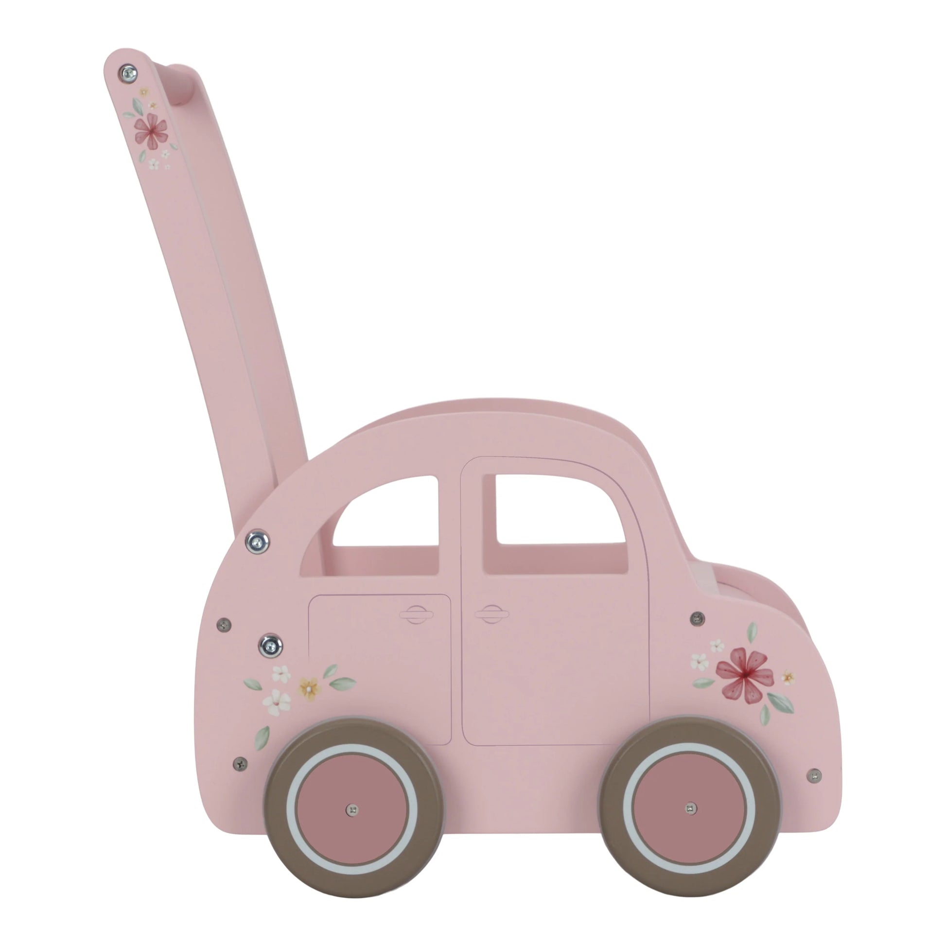 Little Dutch - Wooden Baby Walker | Pink