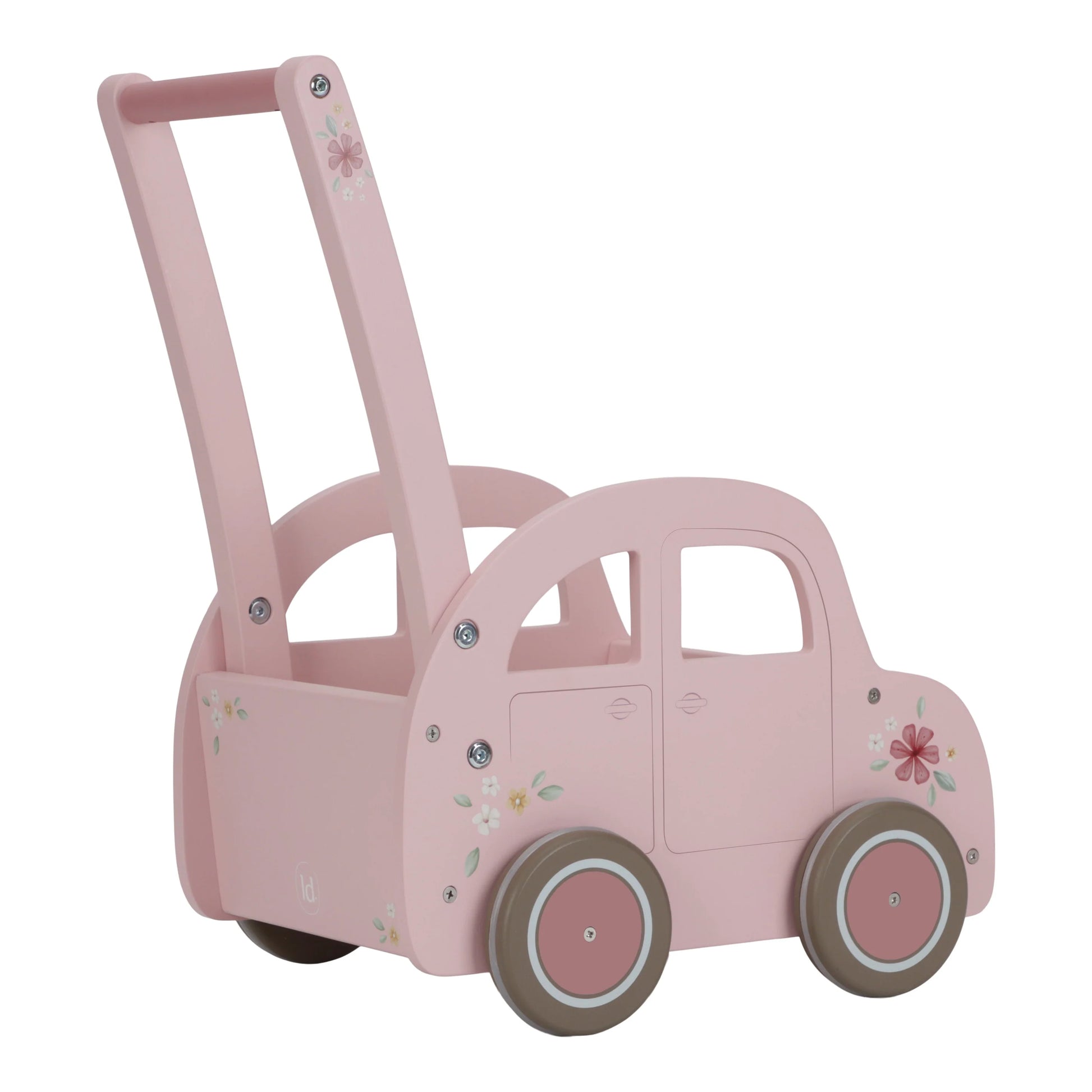 Little Dutch - Wooden Baby Walker | Pink
