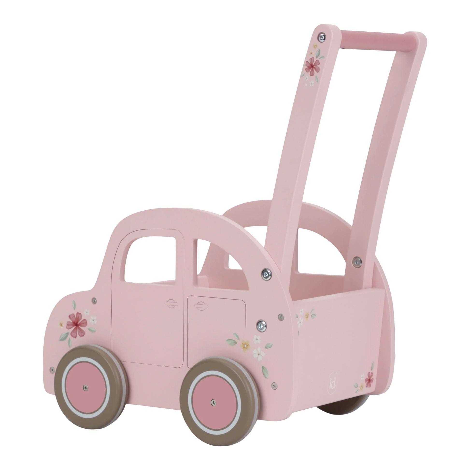 Little Dutch - Wooden Baby Walker | Pink