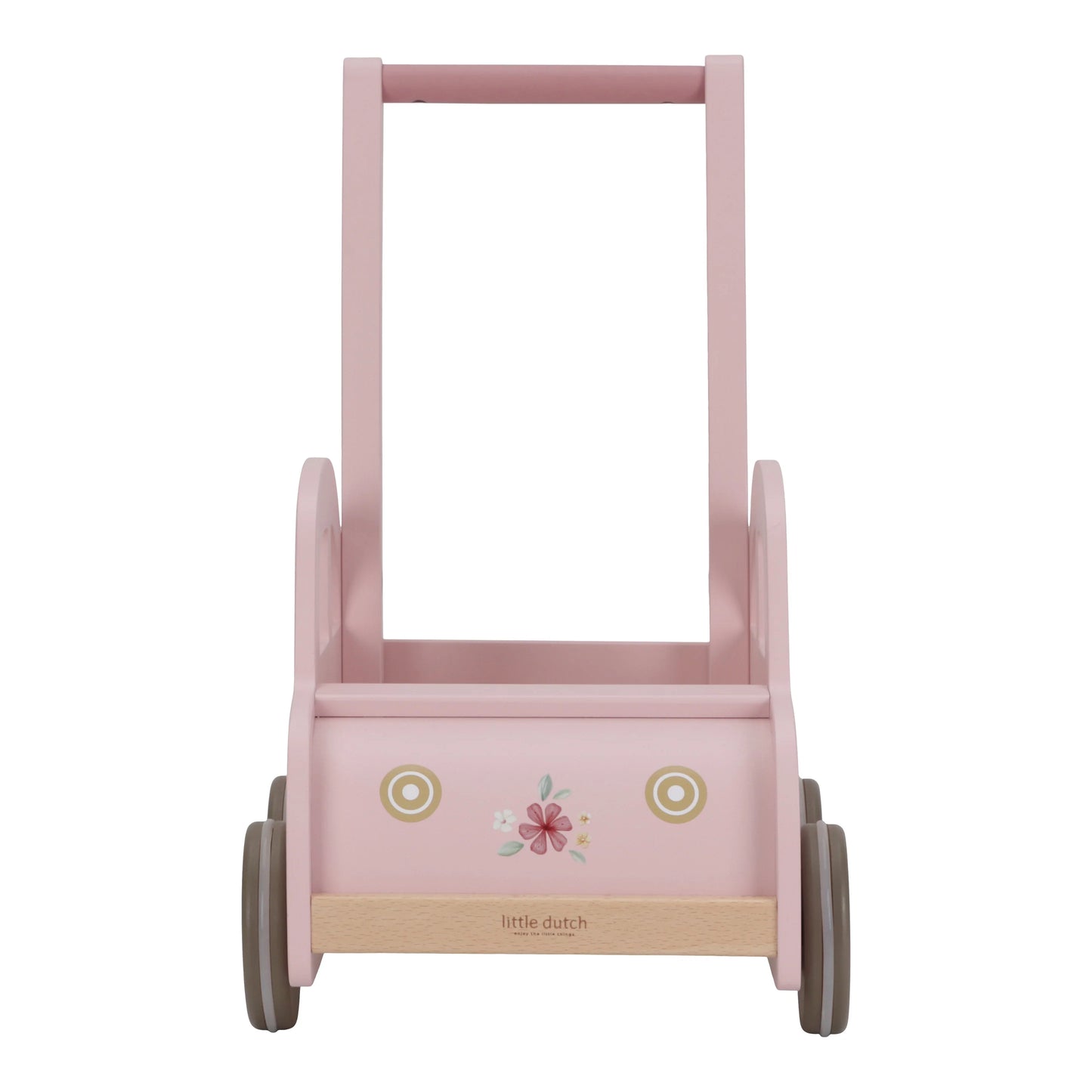 Little Dutch - Wooden Baby Walker | Pink