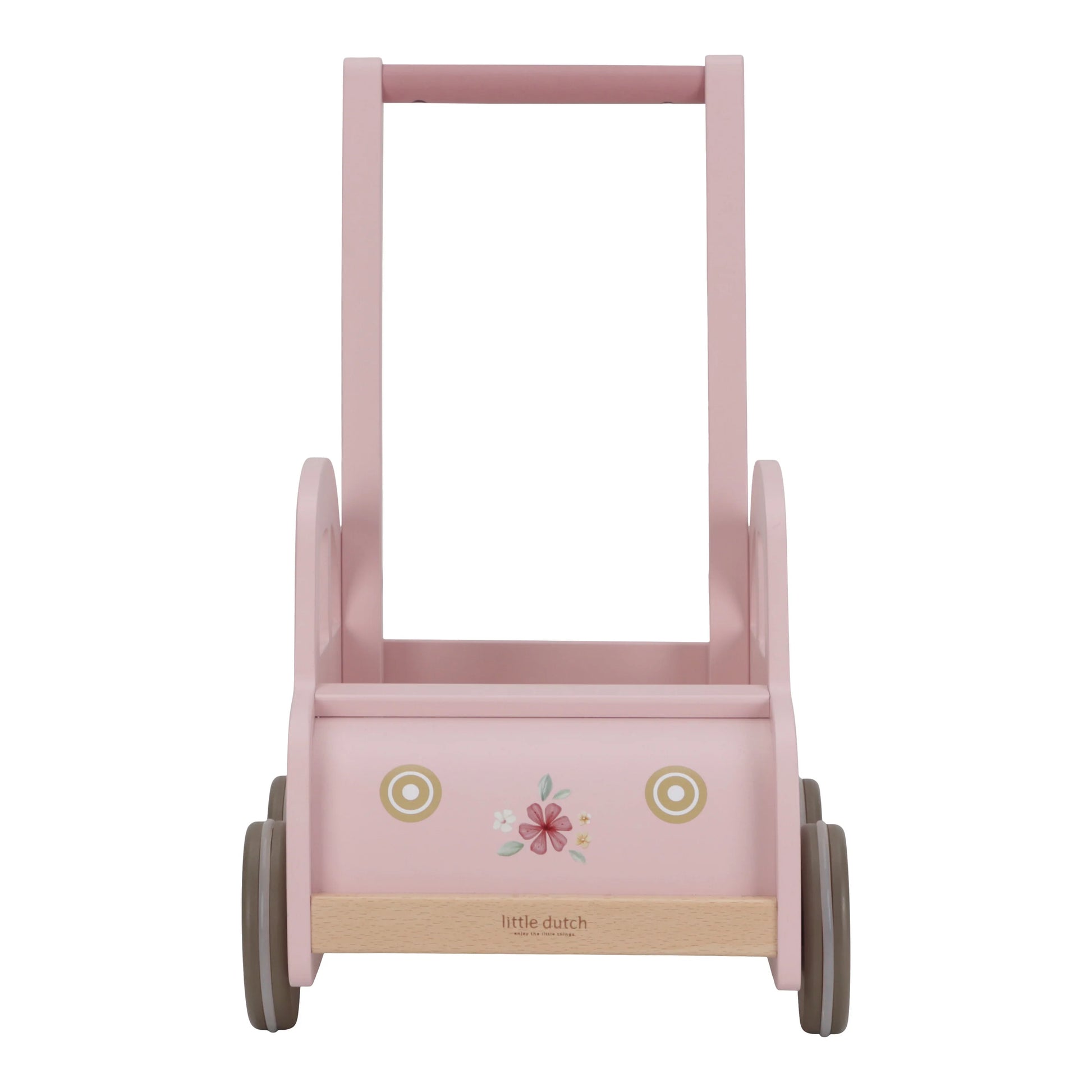 Little Dutch - Wooden Baby Walker | Pink