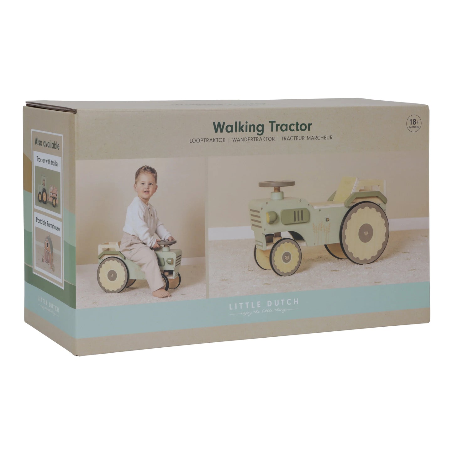Little Dutch - Little Farm | Wooden Walking Tractor