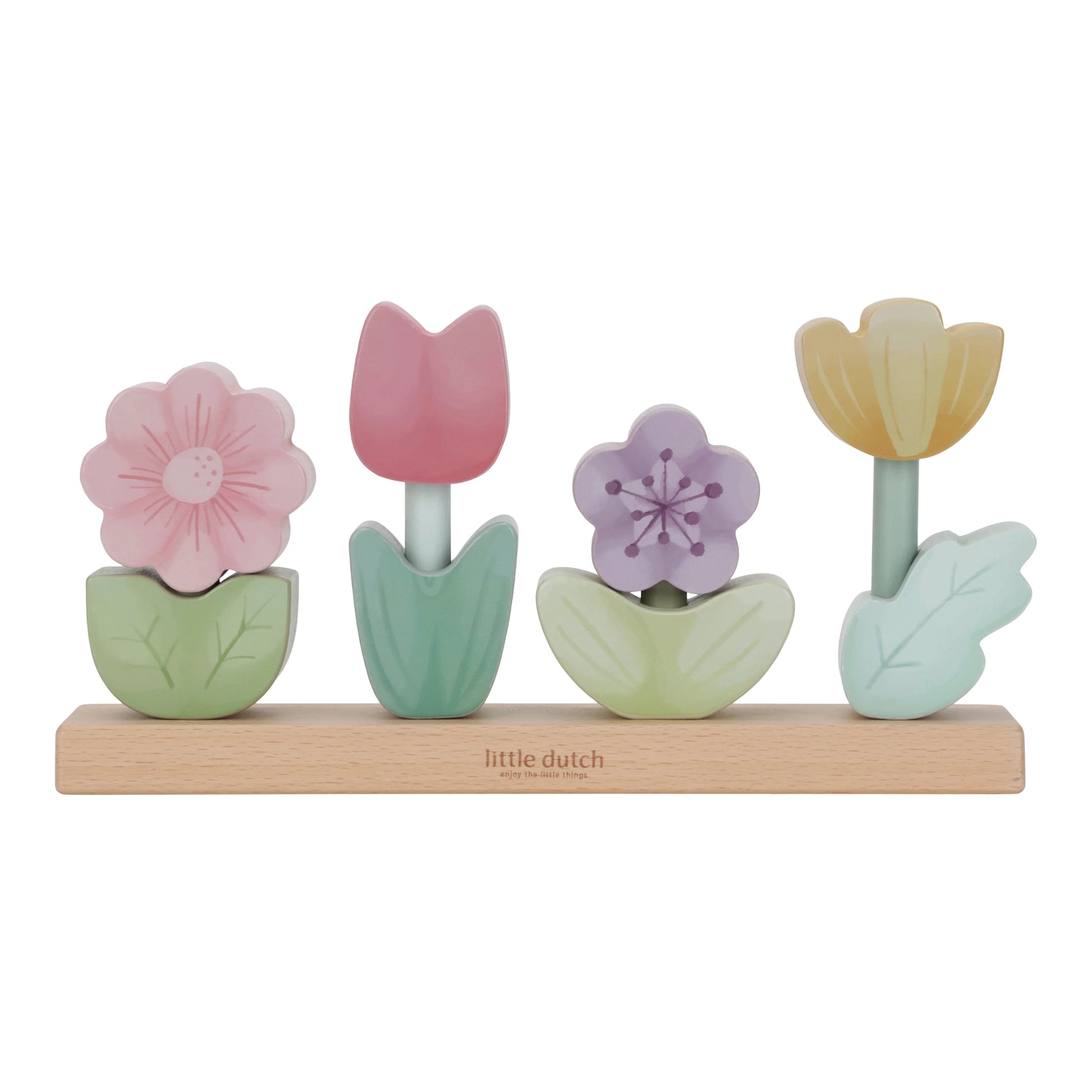 Little Dutch - Fairy Garden | Flower Stacking Puzzle