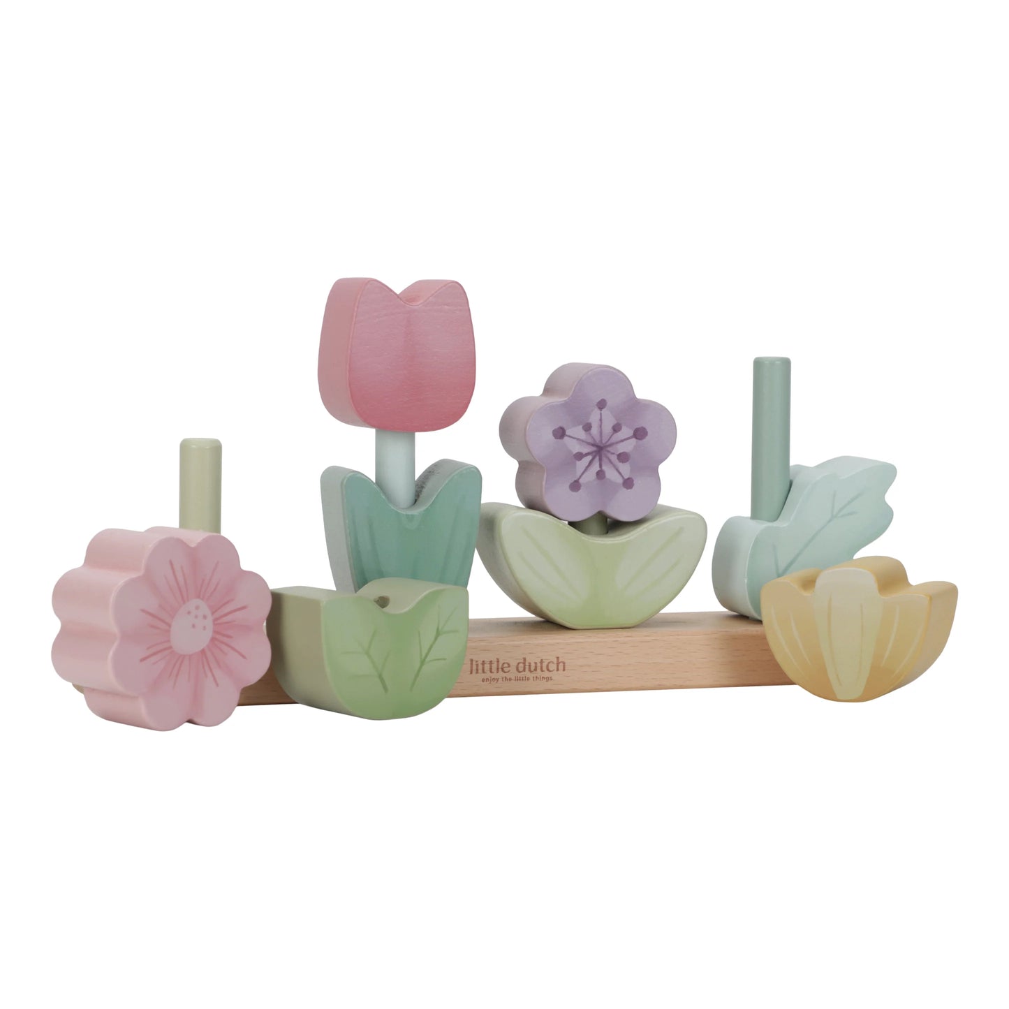 Little Dutch - Fairy Garden | Flower Stacking Puzzle