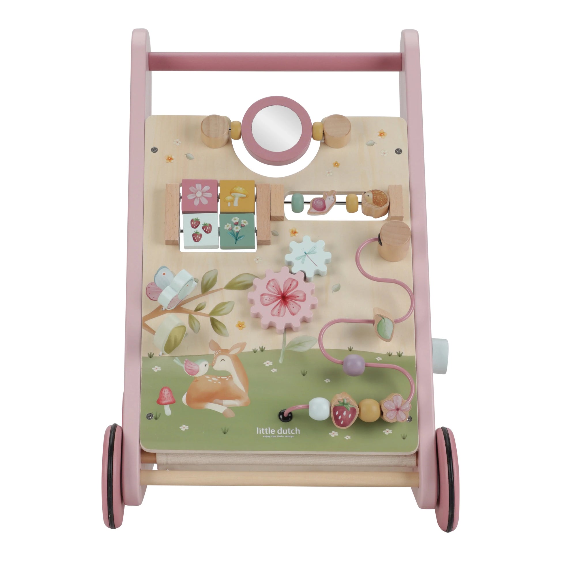 Little Dutch - Fairy Garden | Wooden Multi-Activity Walker