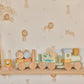 Little Dutch - Safari Friends | Wooden Stacking Block Train