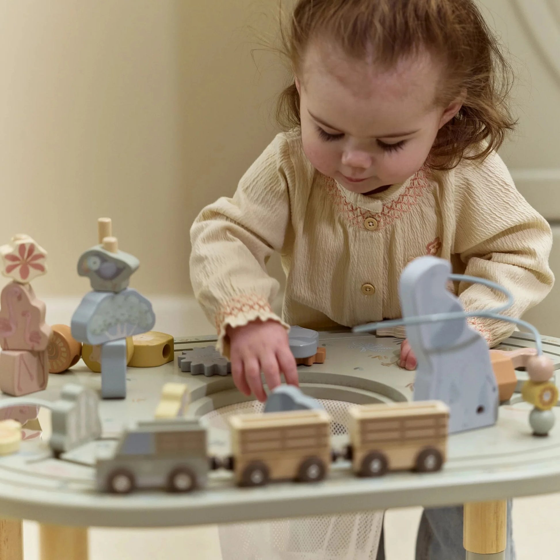Little Dutch - Safari Friends | Wooden Activity Table XL