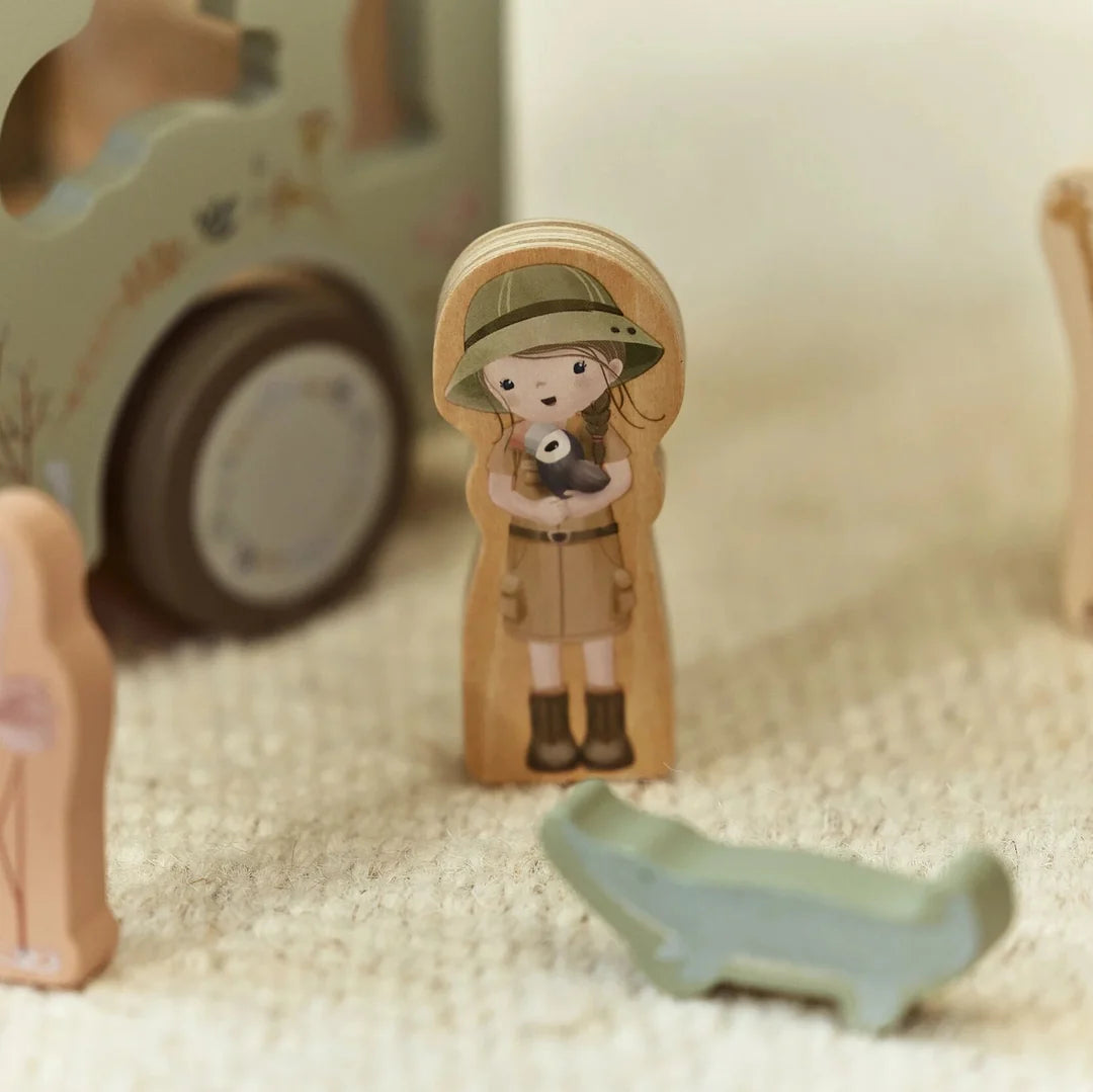 Little Dutch - Safari Friends | Shape Sorter Safari Car