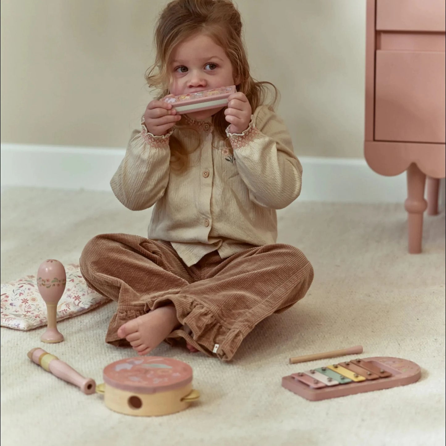 Little Dutch - Safari Friends | Music Set - Pink