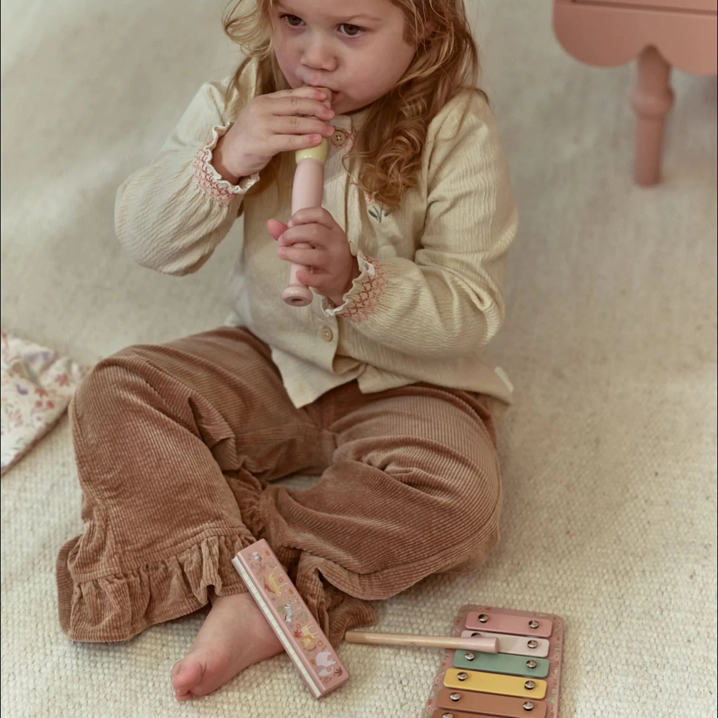 Little Dutch - Safari Friends | Music Set - Pink