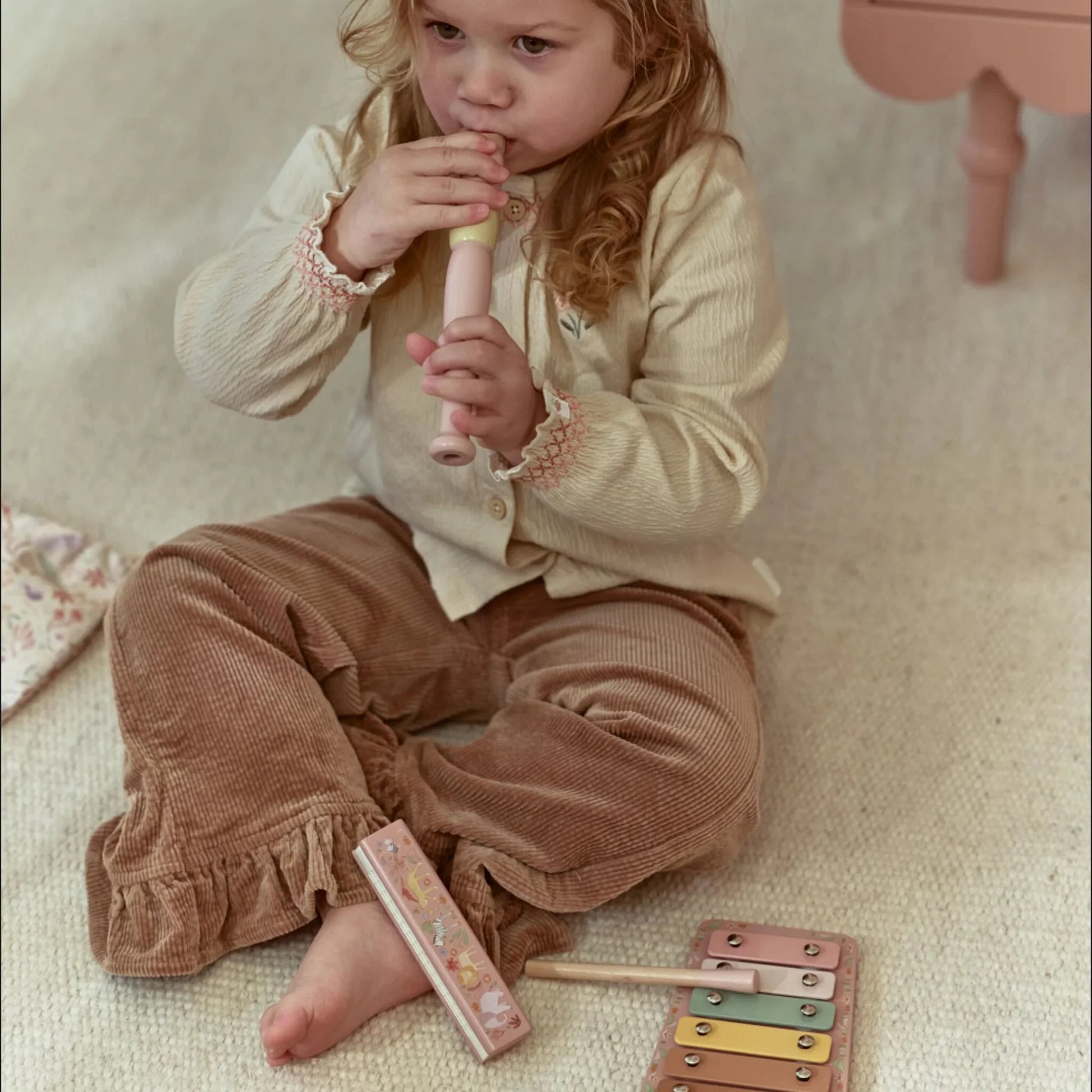 Little Dutch - Safari Friends | Music Set - Pink