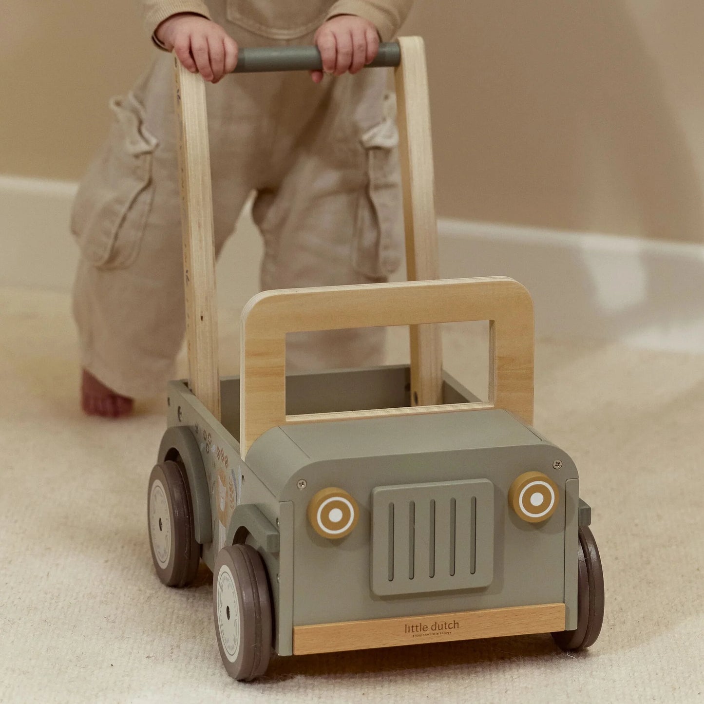 Little Dutch - Safari Friends | Wooden Safari Car