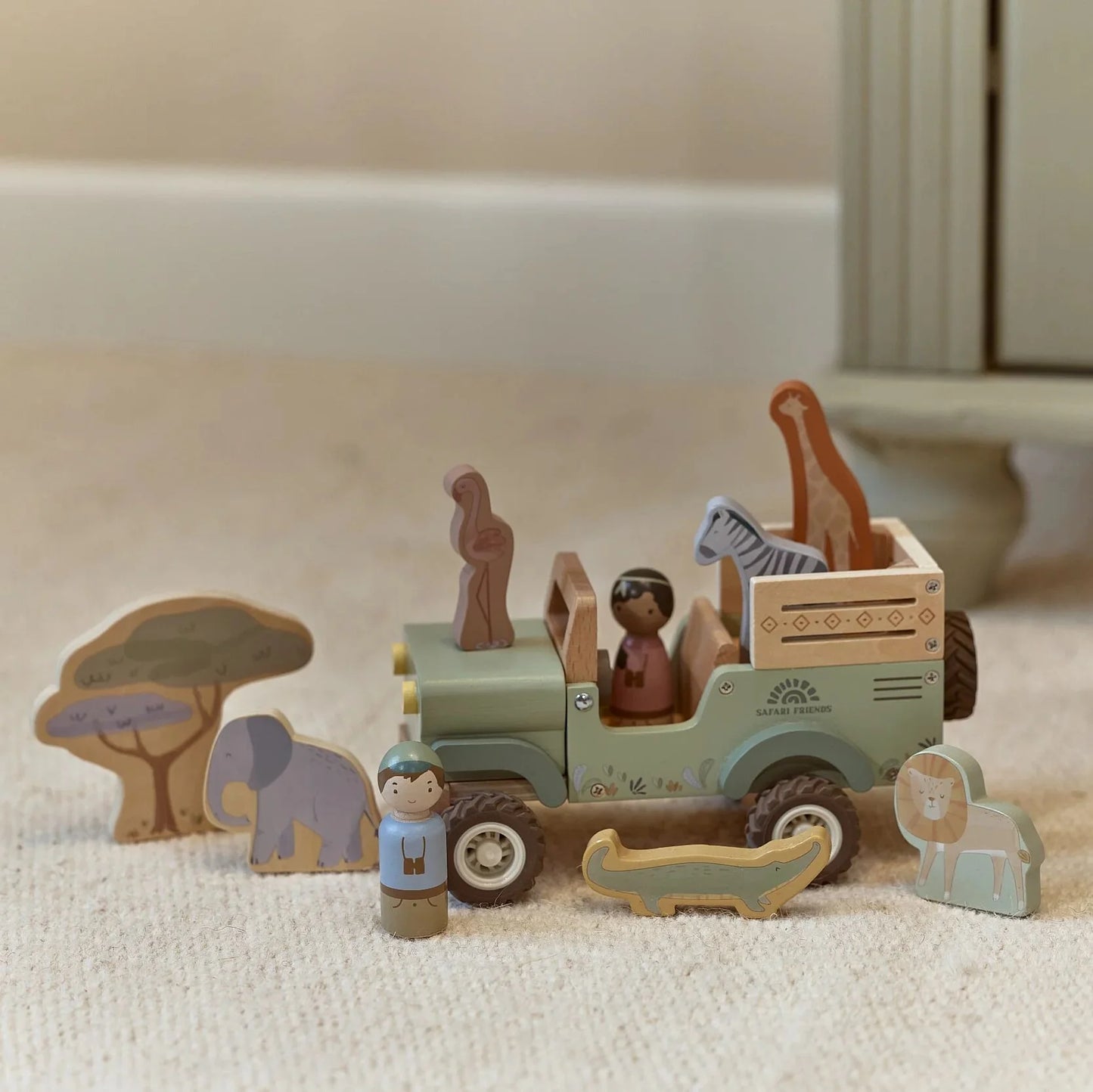 Little Dutch - Safari Friends | Safari Car with Animals
