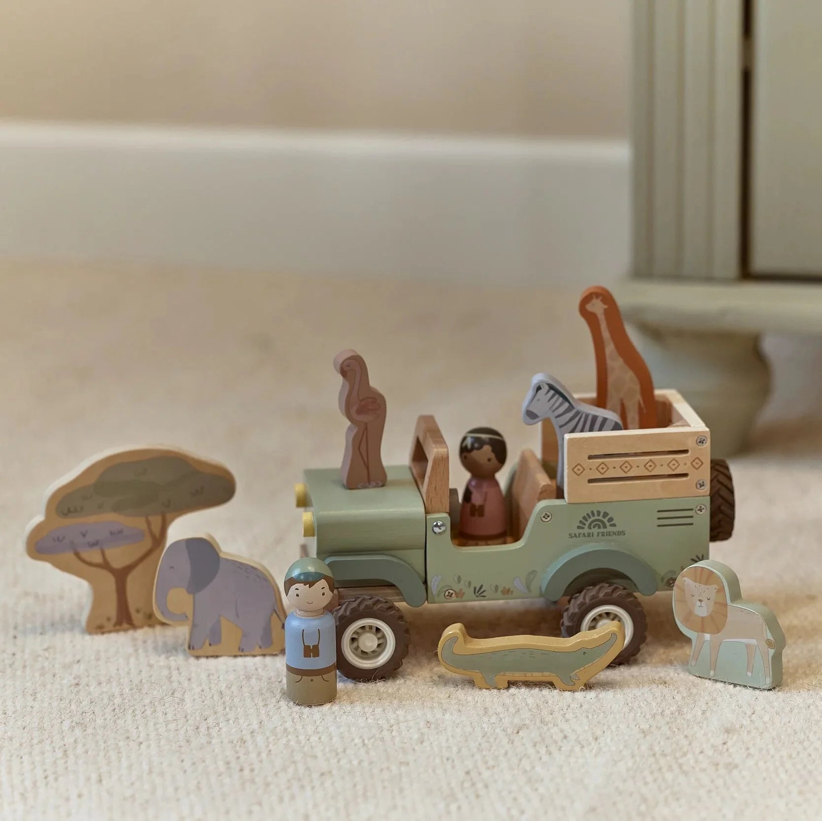 Little Dutch - Safari Friends | Safari Car with Animals