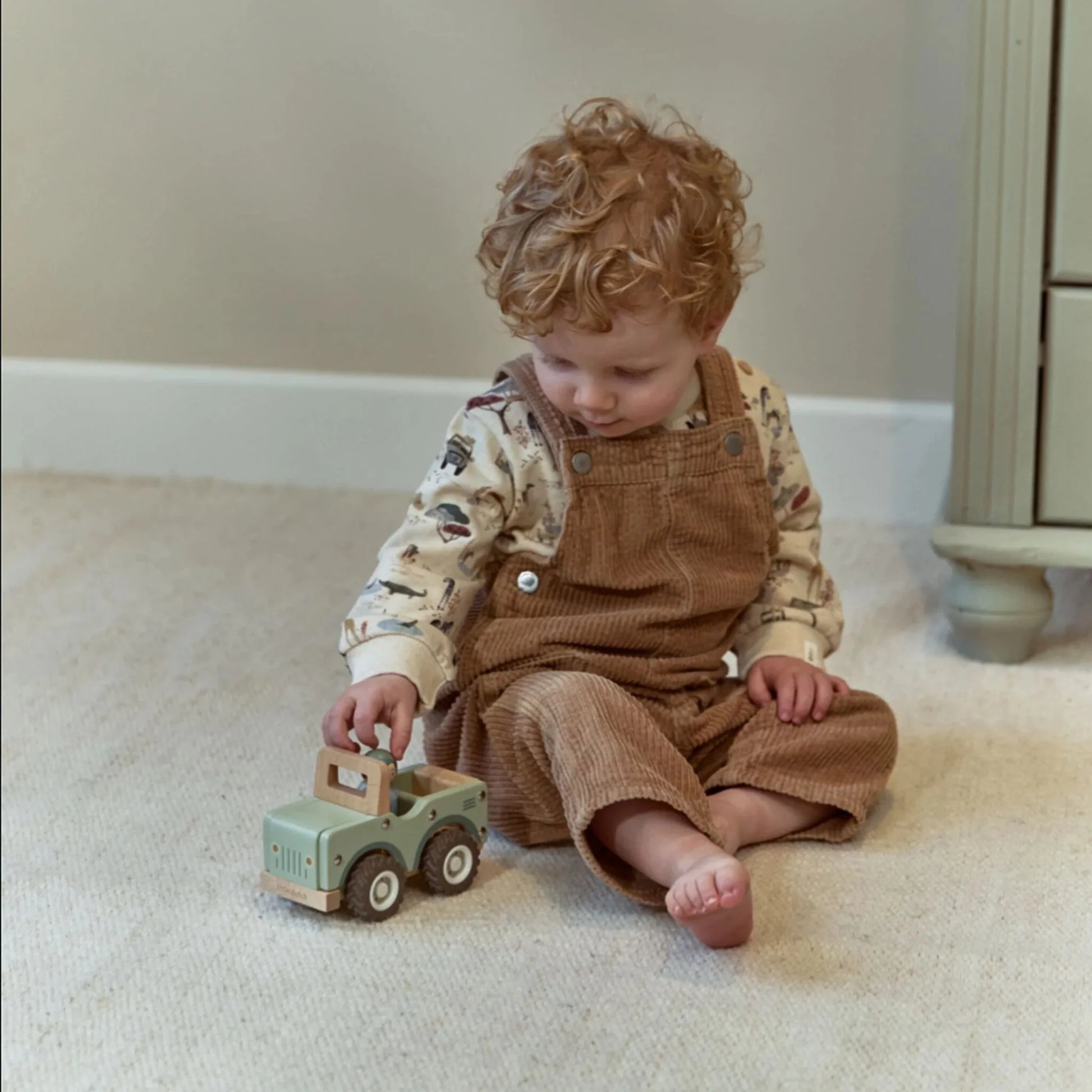 Little Dutch - Safari Friends | Wooden Safari Car