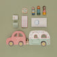 Little Dutch - Wooden Car and Caravan