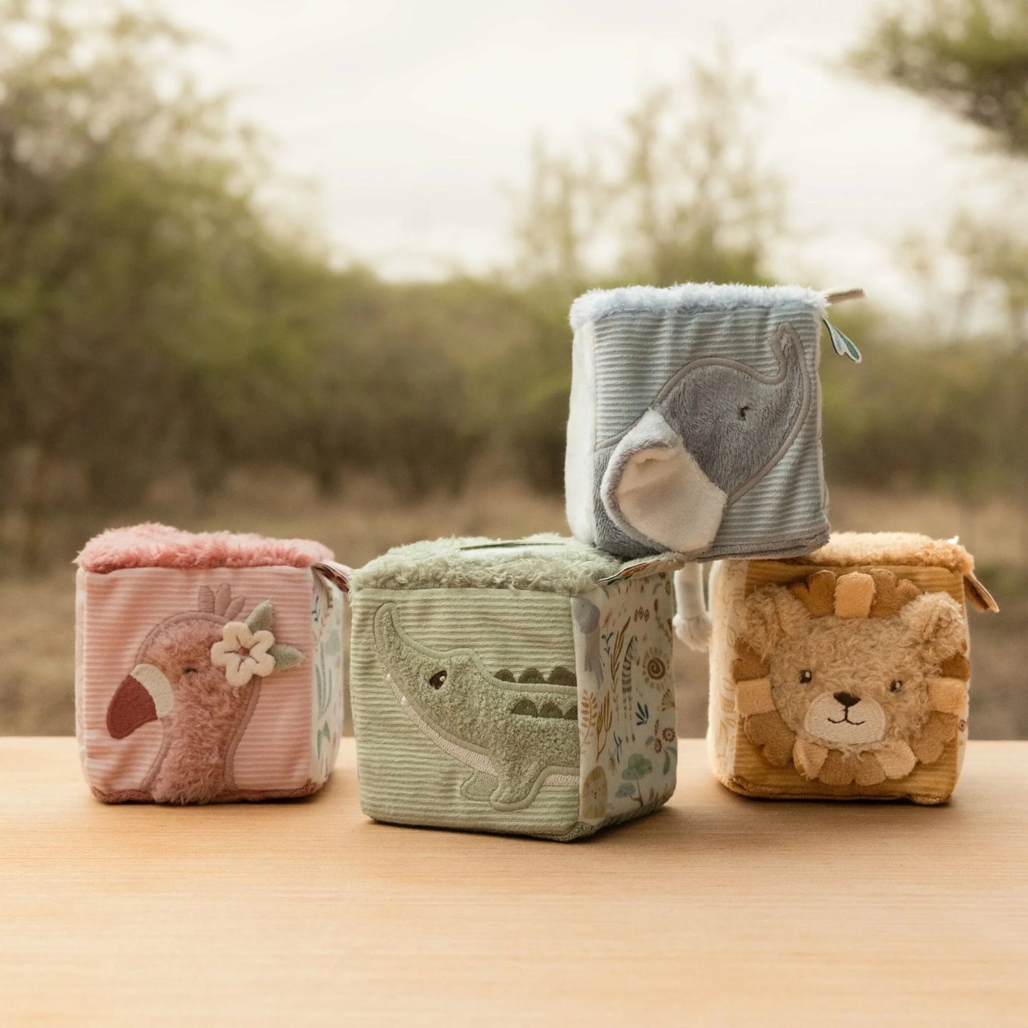 Little Dutch - Safari Friends | Soft Block Set