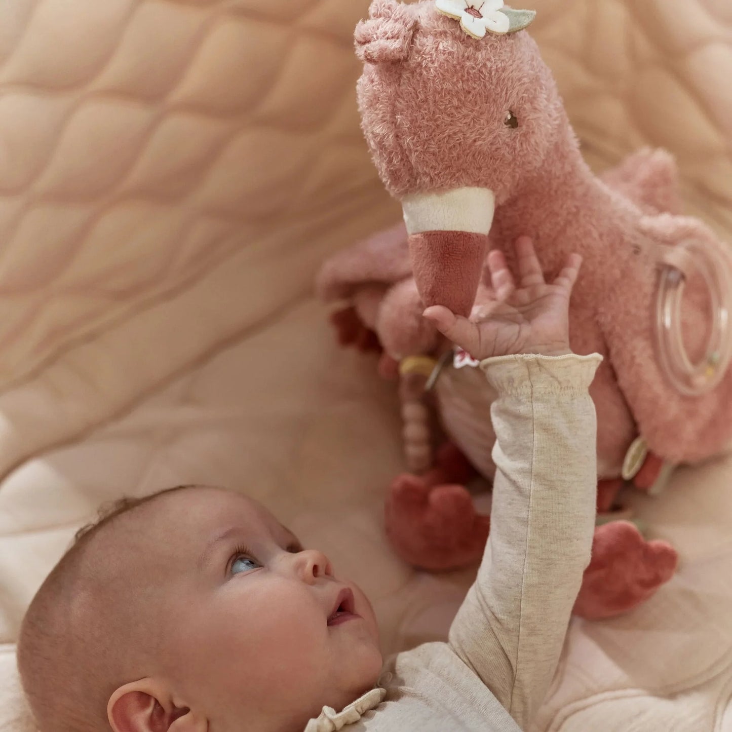 Little Dutch - Safari Friends | Activity Cuddle - Flamingo
