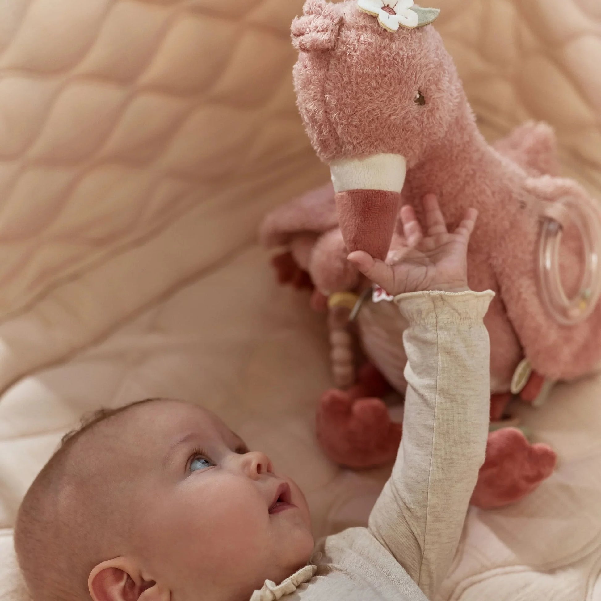 Little Dutch - Safari Friends | Activity Cuddle - Flamingo
