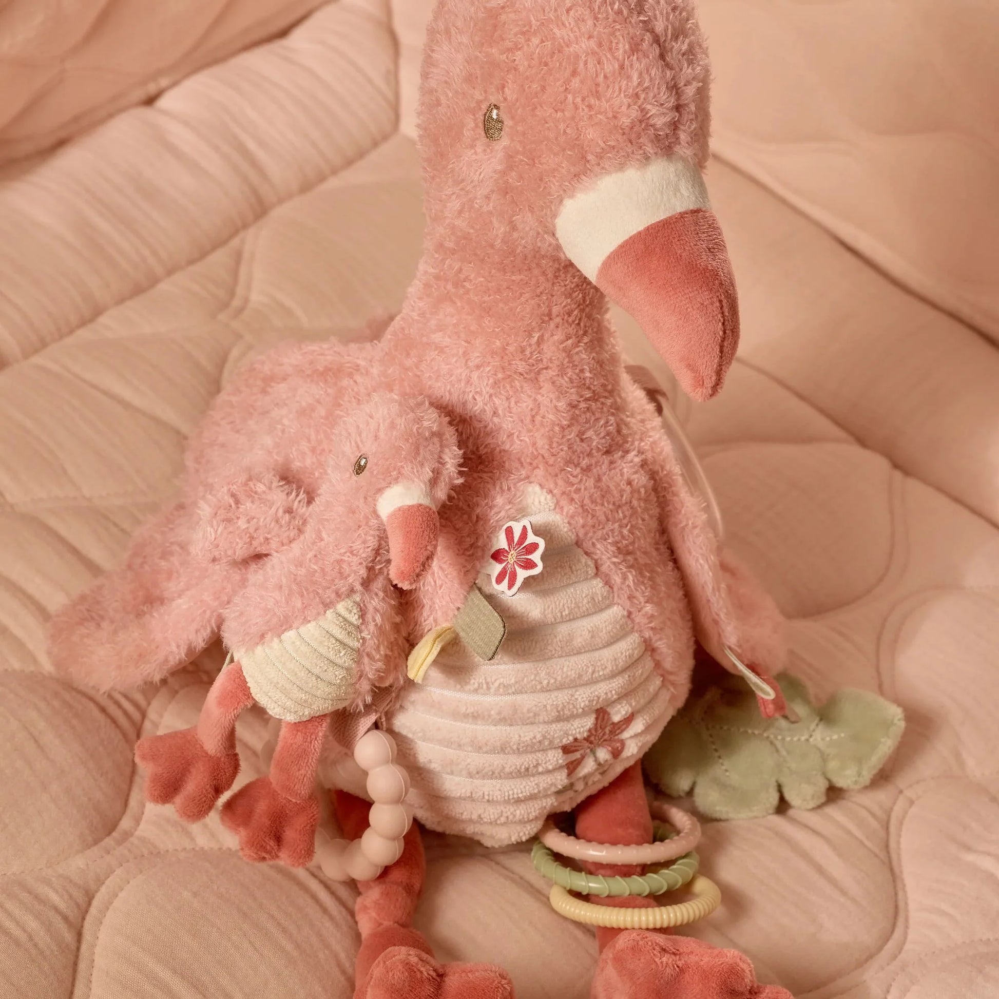 Little Dutch - Safari Friends | Activity Cuddle - Flamingo