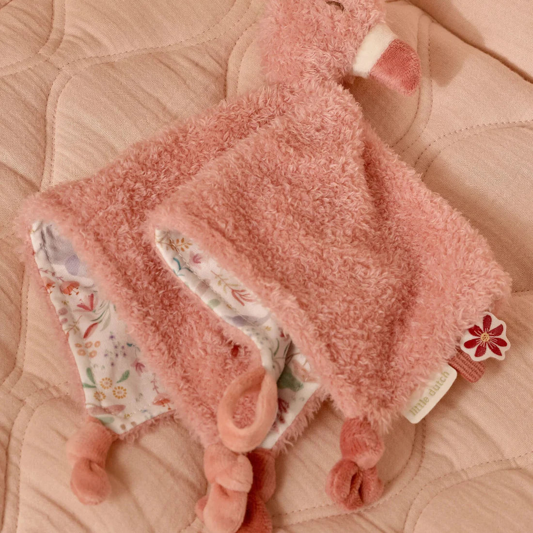 Little Dutch - Safari Friends | Cuddle Cloth - Flamingo
