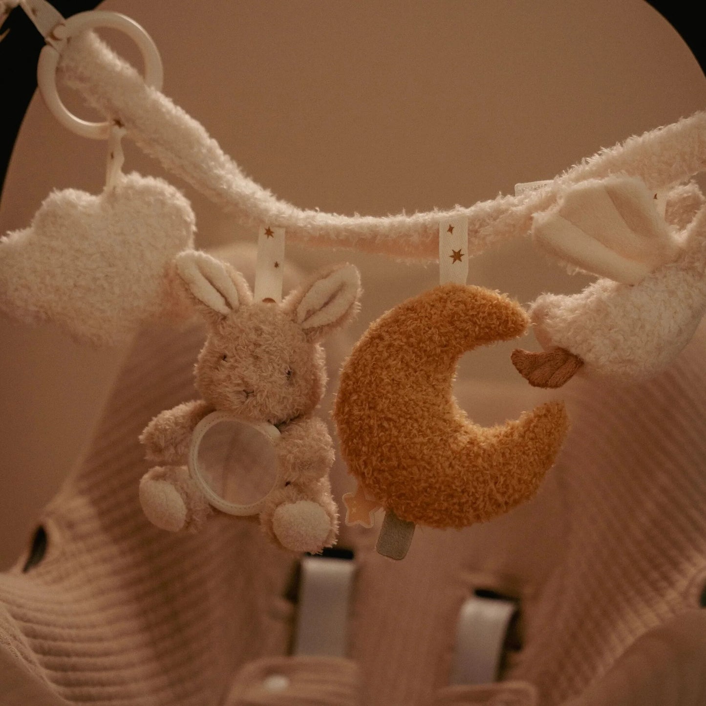 Little Dutch - Newborn Naturals | Stroller Toy Chain