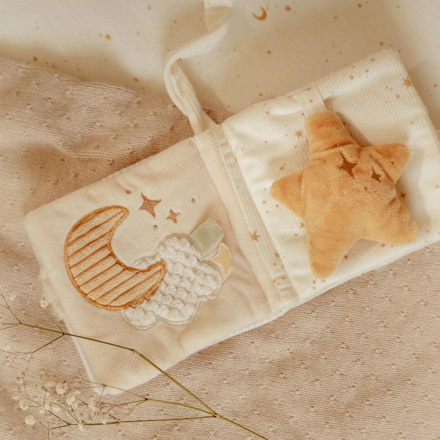 Little Dutch - Newborn Naturals Goose Stroller Book