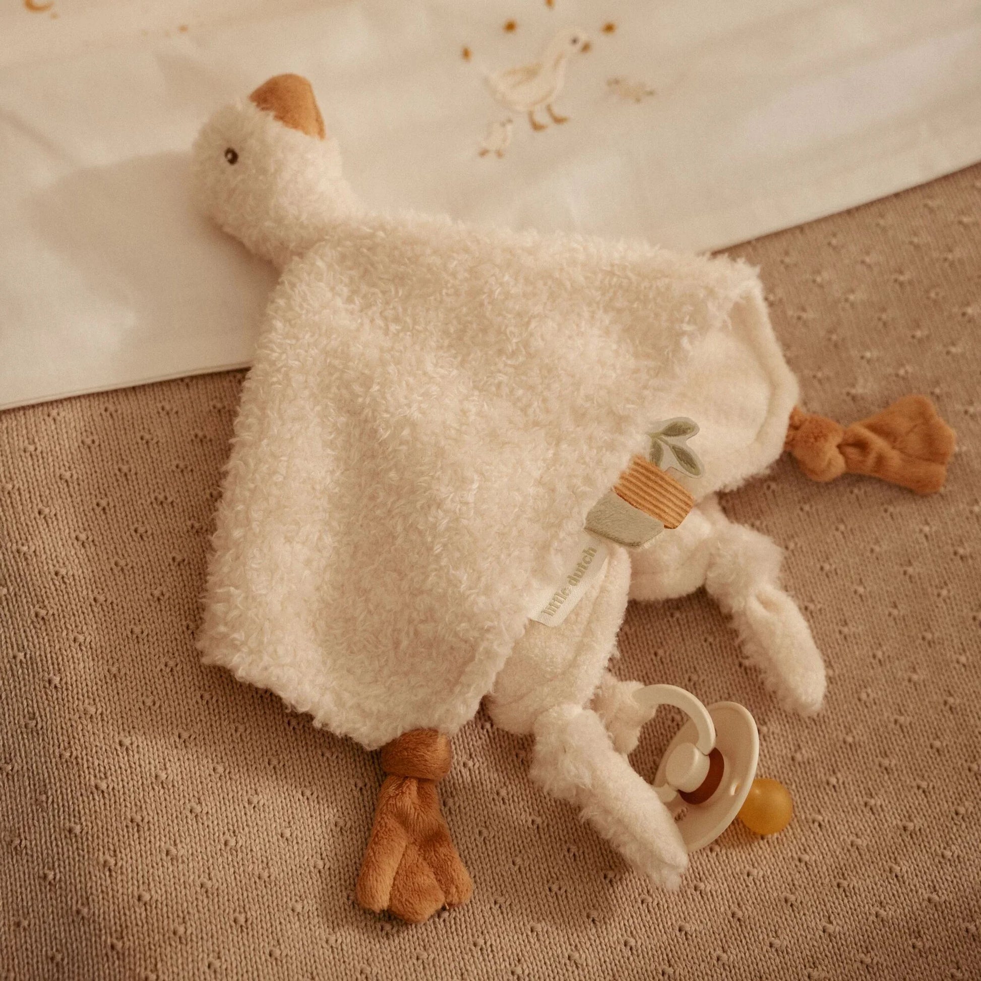 Little Dutch - Newborn Naturals Cuddle Cloth Little Goose