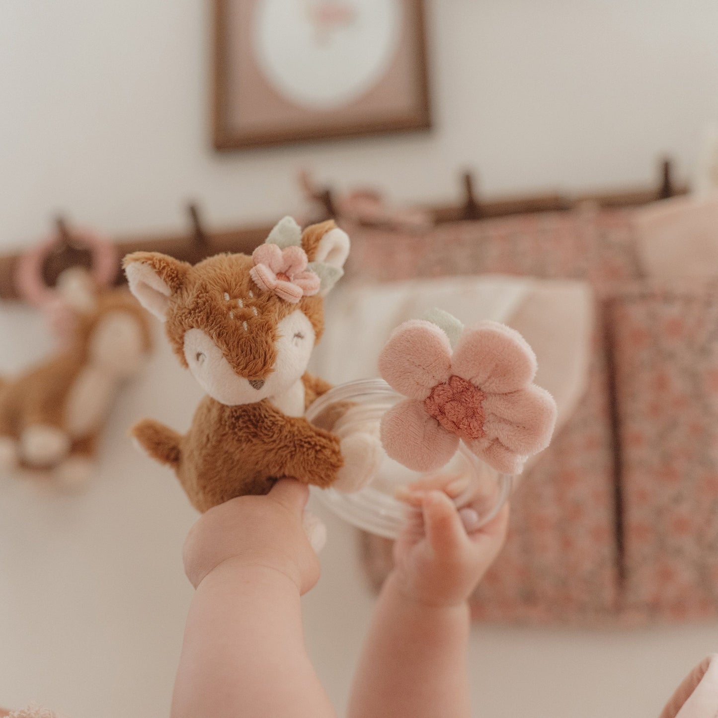 Little Dutch - Fairy Garden | Soft Rattle Ring Deer
