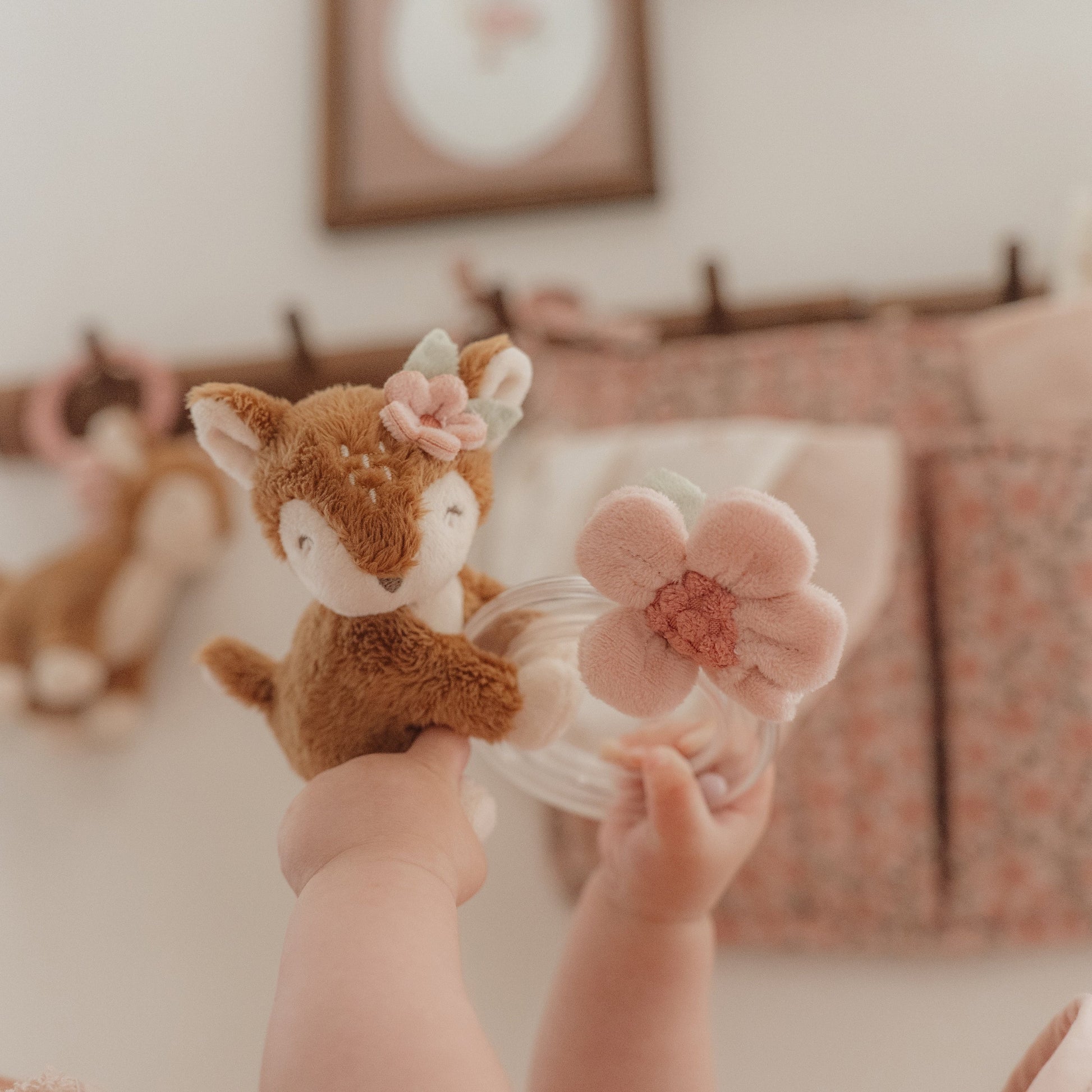 Little Dutch - Fairy Garden | Soft Rattle Ring Deer