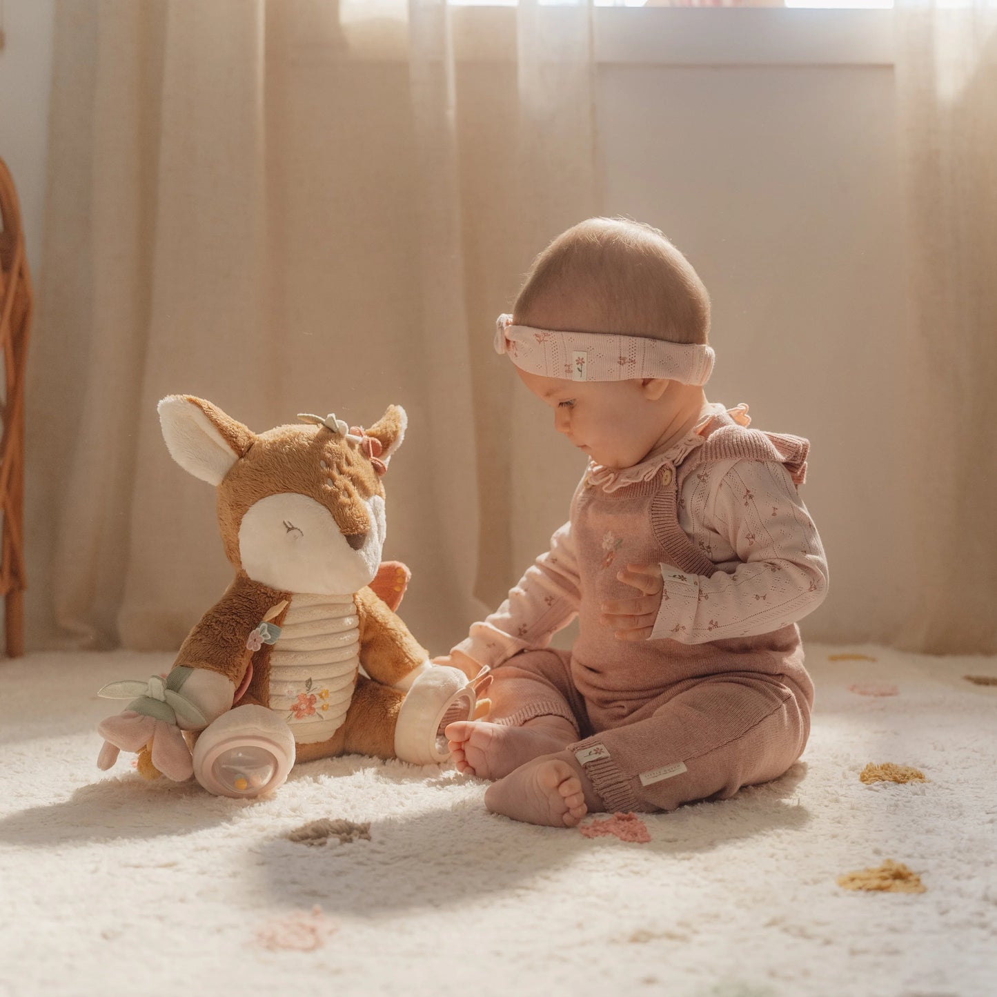 Little Dutch - Fairy Garden | Soft Activity Deer Plush