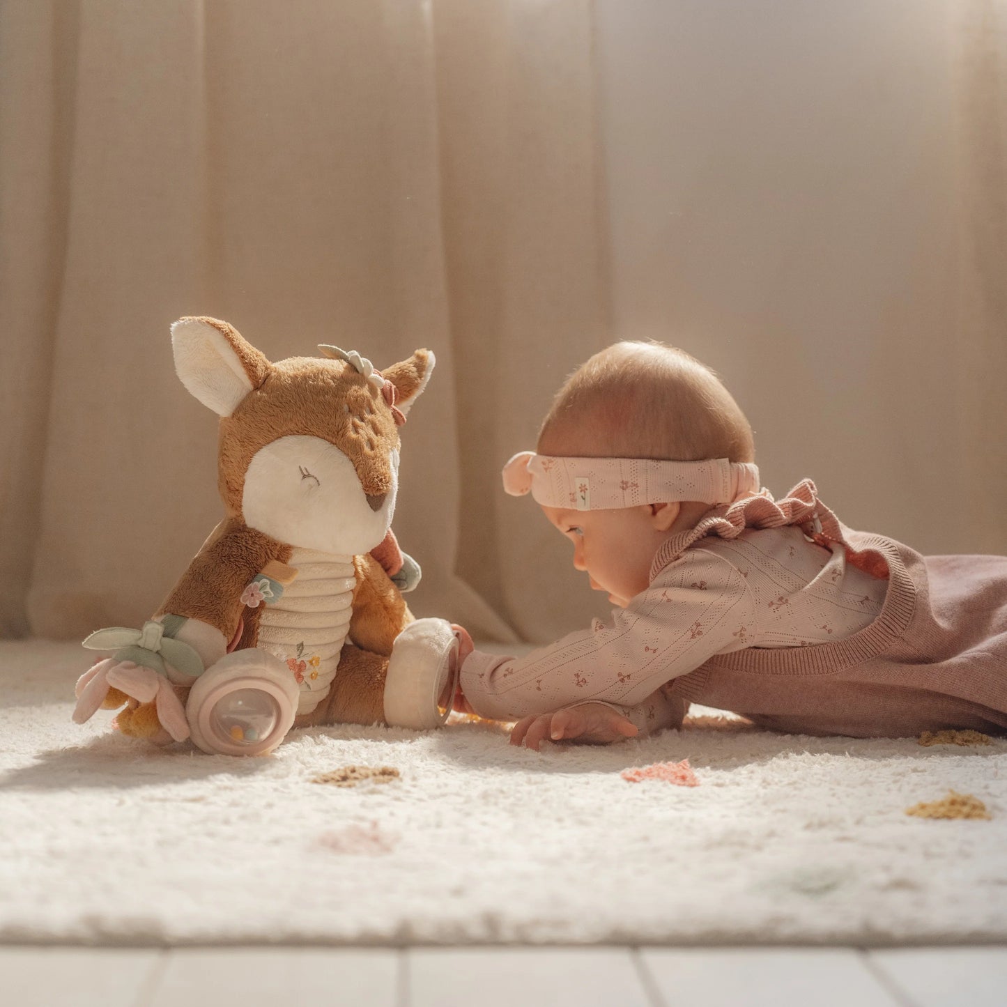 Little Dutch - Fairy Garden | Soft Activity Deer Plush