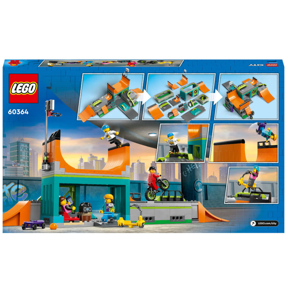 LEGO City Community Street Skate Park 60364 6