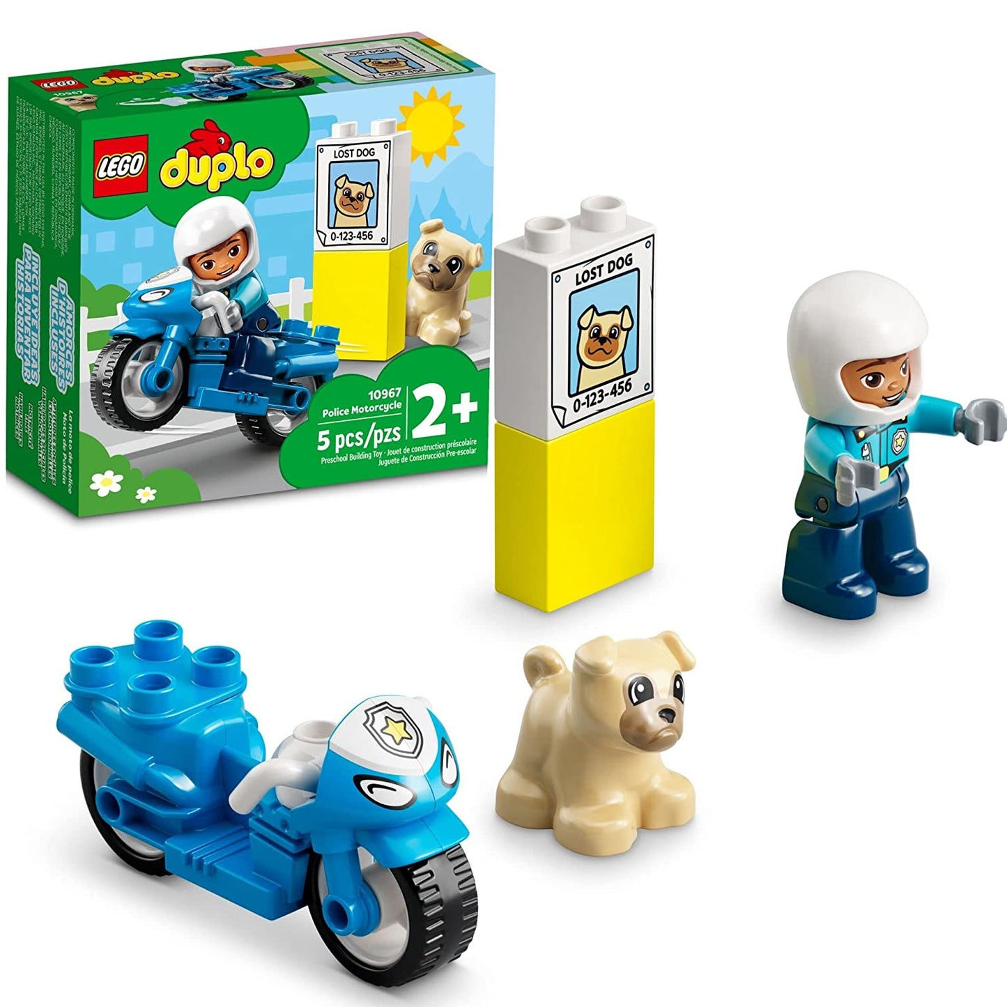 DUPLO by LEGO Police Motorcycle 10967 