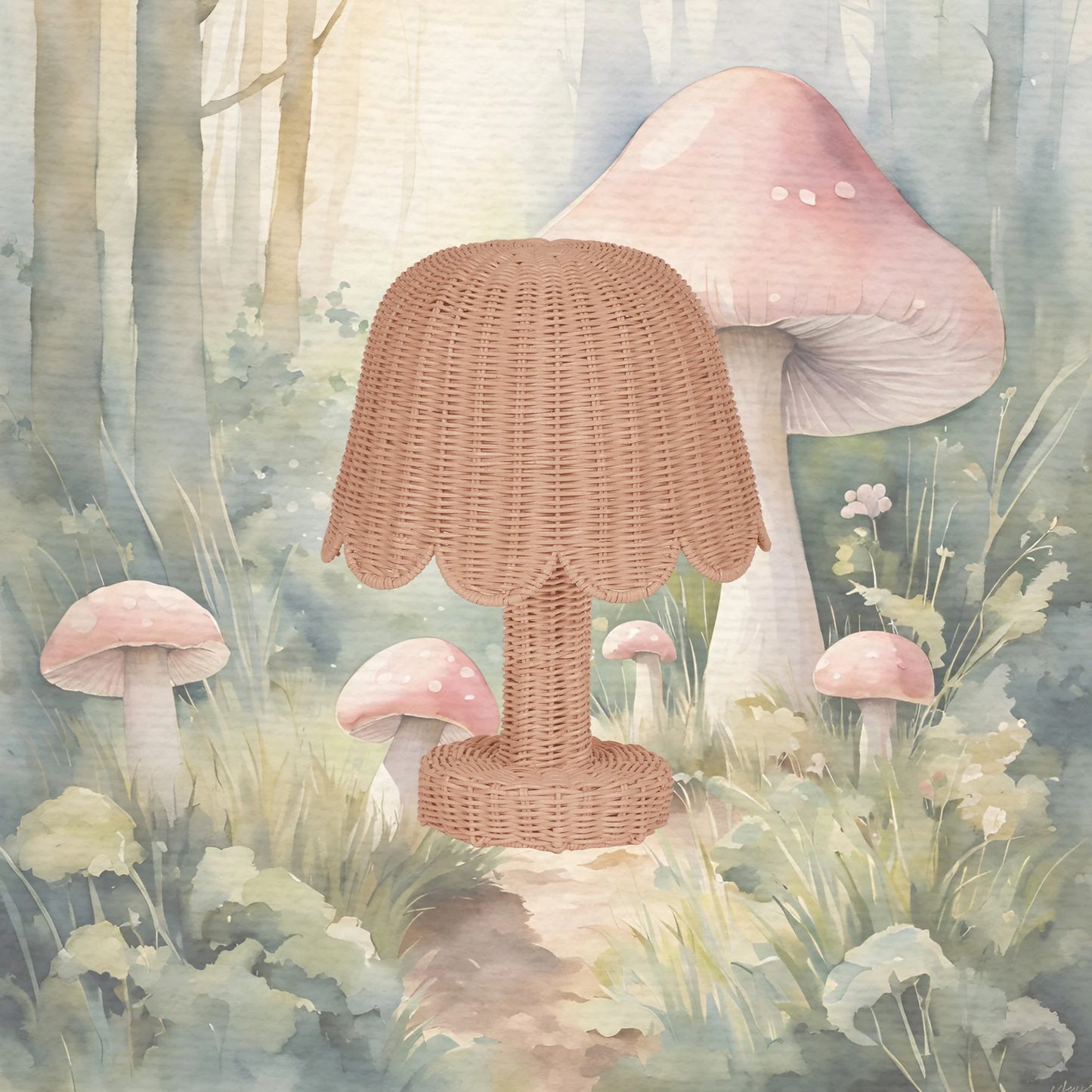 Olli Ella - Petal Lamp - Seashell Pink