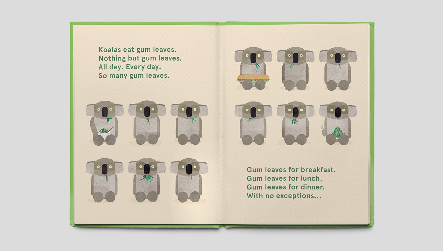 Koalas Eat Gum Leaves Book