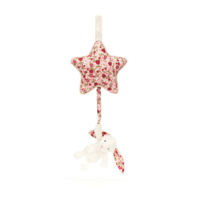 Jellycat Blossom Cream Bunny "Berry" - Music Pull