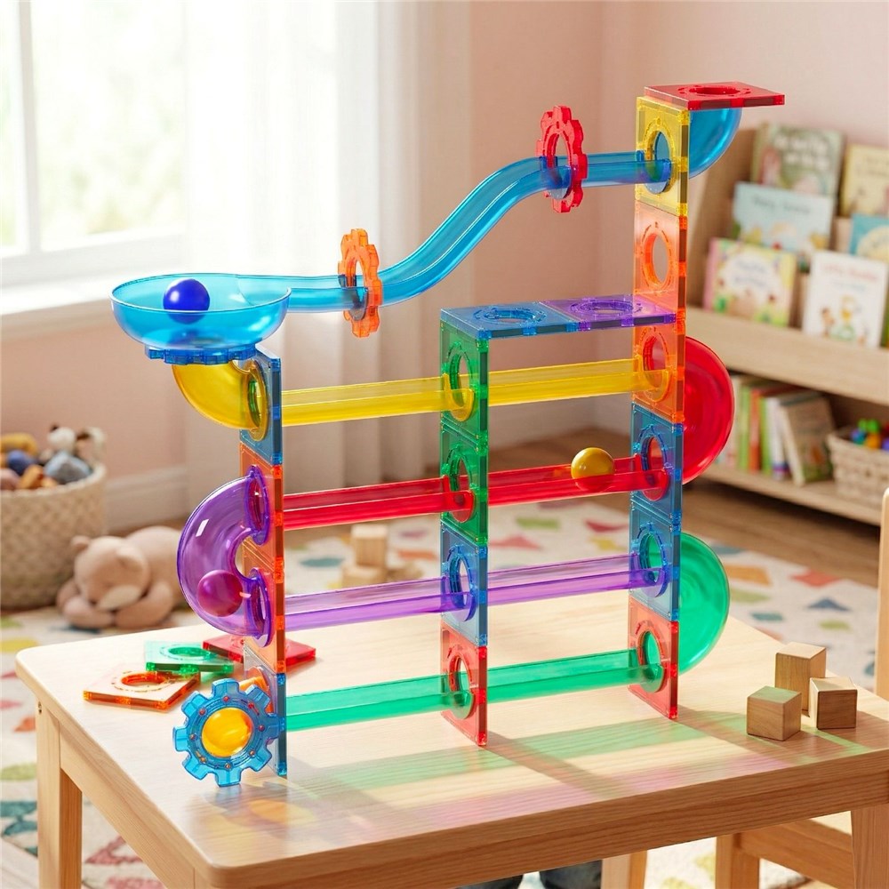 TileTek - 95 Piece Ball Run Set