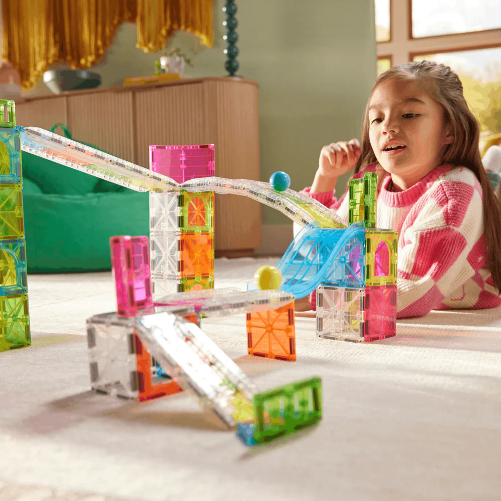 Magna-Tiles Rail Racers Max - 80 Piece Set