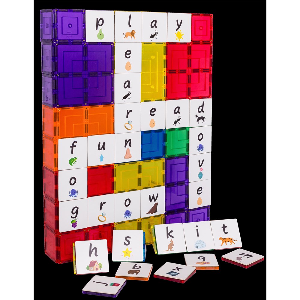TileTek - 40 Piece Tile Topper | Alphabet Lower Case Pack