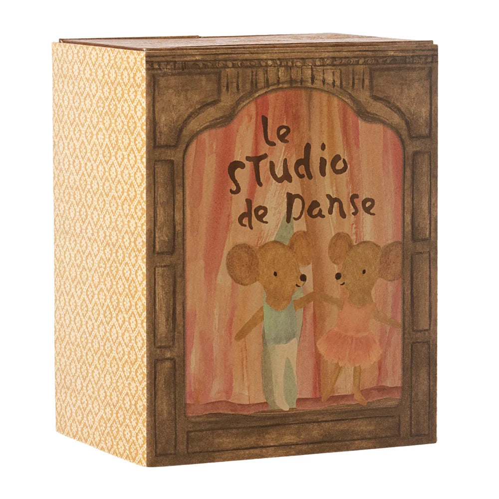 Maileg Ballet Mice Dance Studio Little Sister and Brother