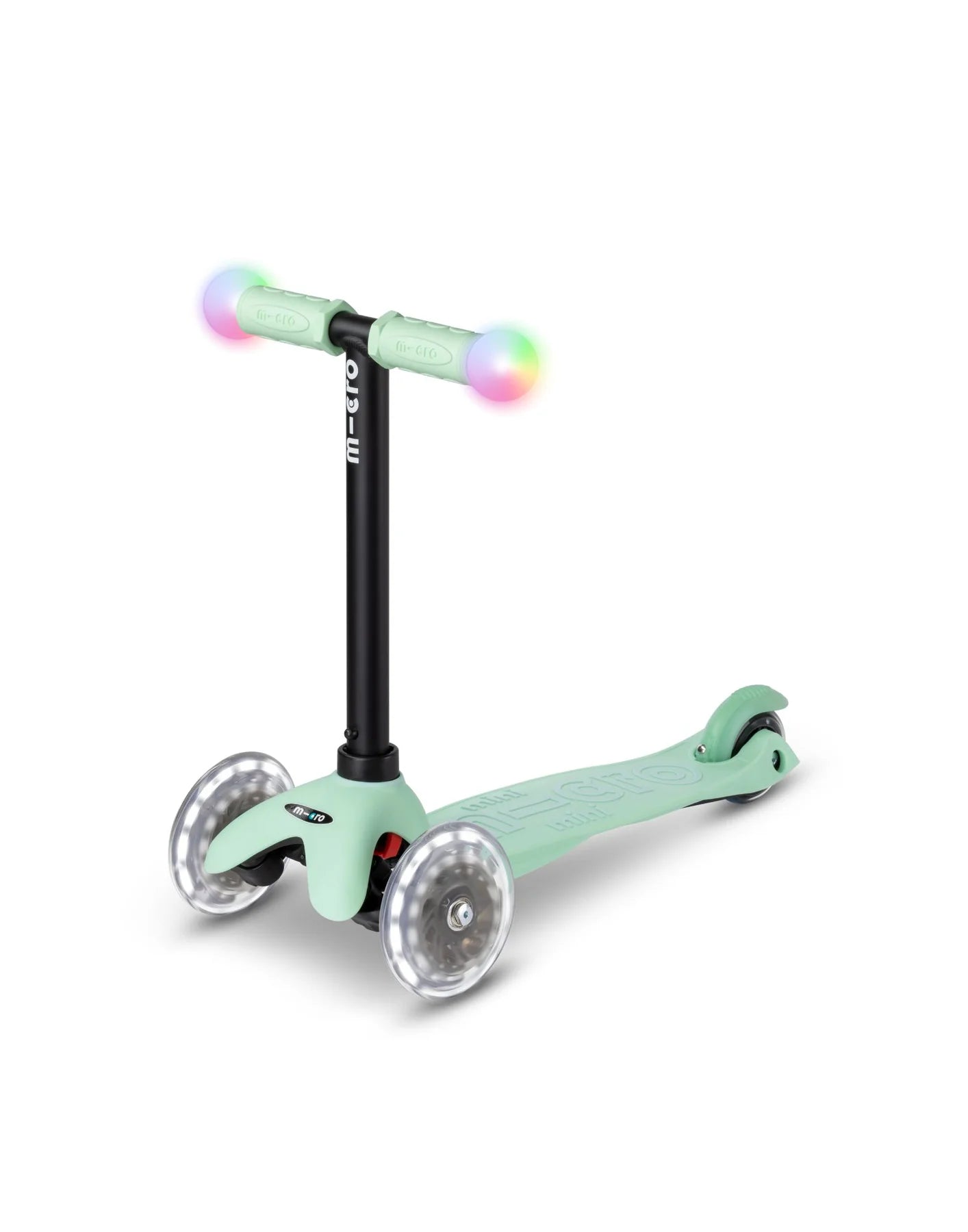 Micro Scooter Mini2Grow Deluxe Magic LED Scooter - Mint