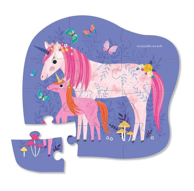 Crocodile Creek - Mini Puzzle - Unicorn Magic 12pc