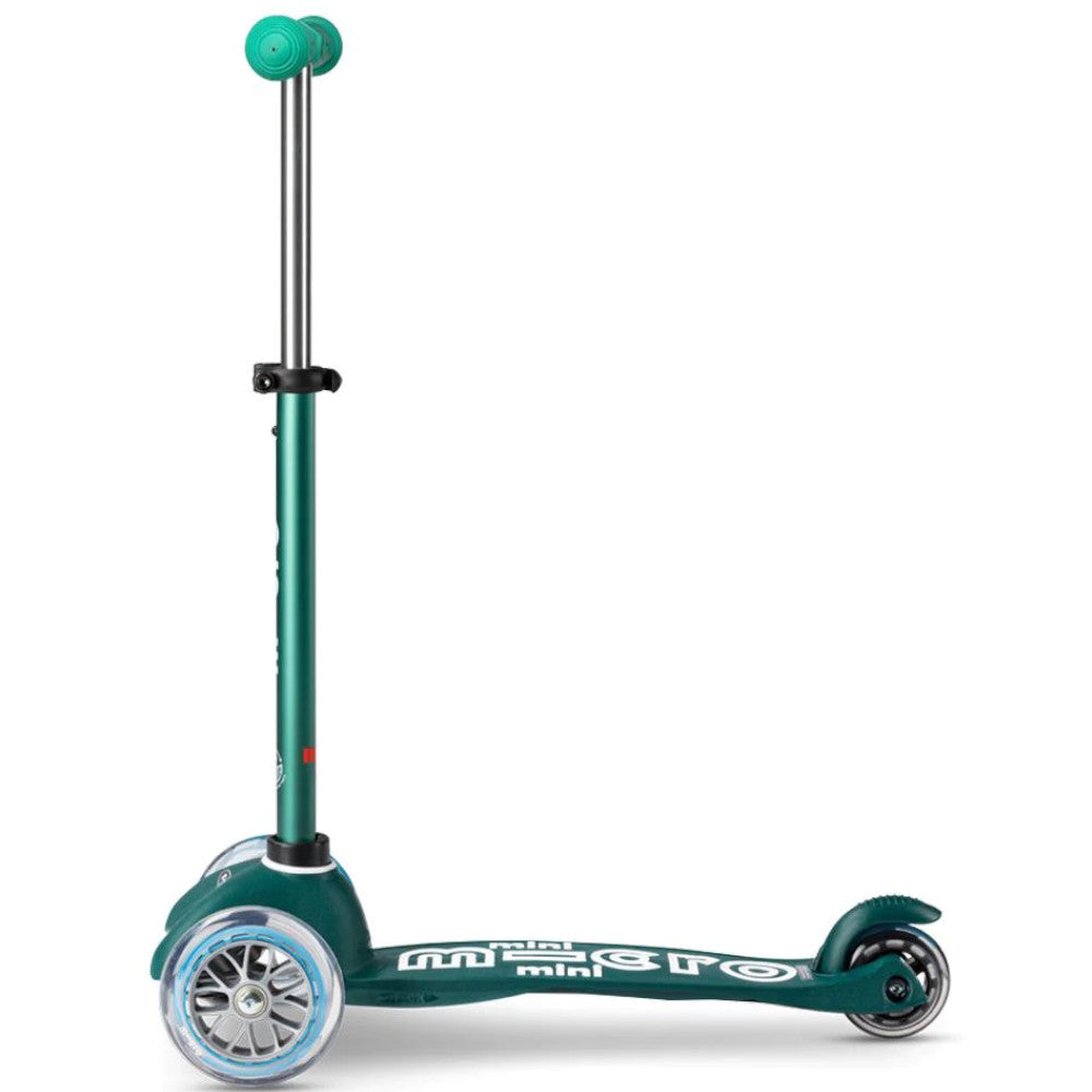 Mini Micro Deluxe Eco 3 Wheel Scooter Deep Green 2