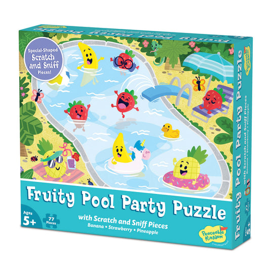 Peaceable Kingdom Scratch & Sniff Puzzle Party
